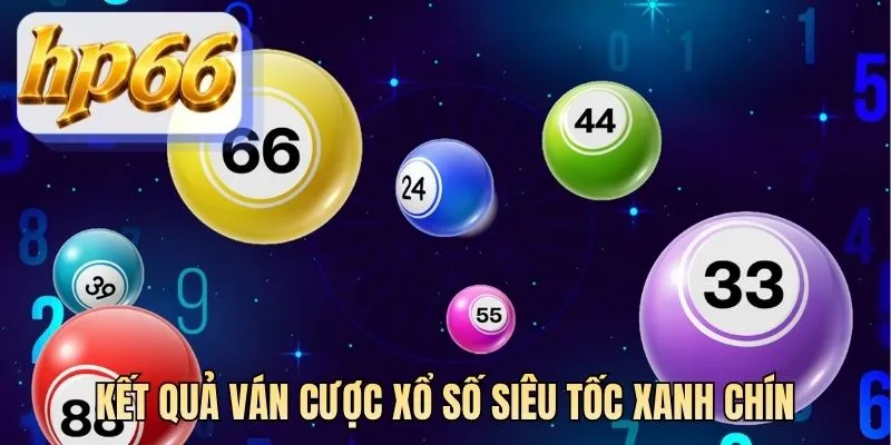 Kết quả ván cược xổ số siêu tốc xanh chín